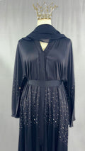 ✨ Abaya RIVIÈRE DE DIAMOND – Élégance Scintillante