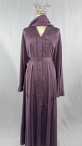 ABAYA SULTANA (Violette perlé)